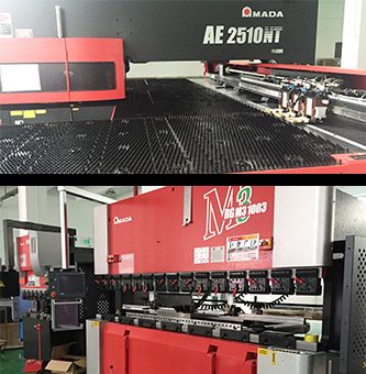 Sheet metal press aperture